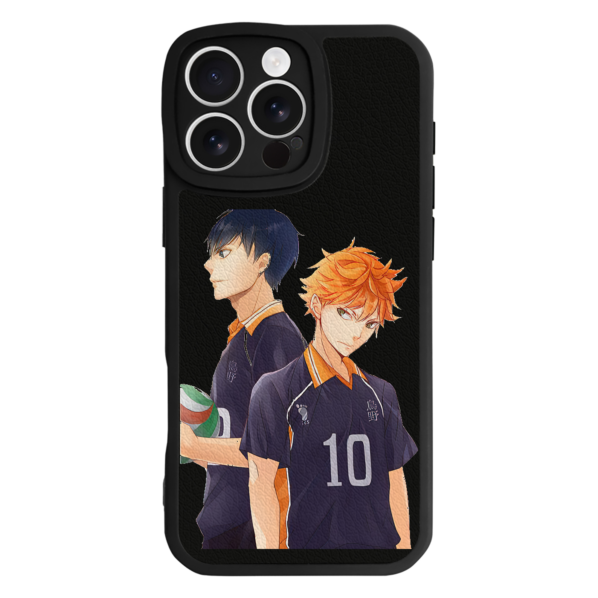 （画像用） ハイキュー!! Haikyu!! 【iPhone 16シリーズ対応】シリコンスマホケース（レザー調） 材質：シリコン